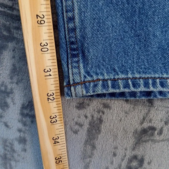 Harley-Davidson Jeans Mens 40x32 Blue Genuine MotorClothes Denim Zip Fly Biker - Picture 4 of 9